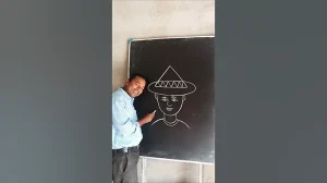 A = Cap with boy drawing #art #views #drawing #video #viral #howto #youtube