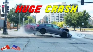 INSANE CAR CRASHES COMPILATION Best of USA & Canada Accidents - part 37