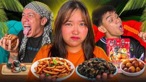 BG TRY's VIRAL EXOTIC TIKTOK FOODS!! (nasuka ang rider)