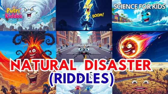 Natural Disaster Riddles for Kids Which Natural Disaster Am I? Learn Natural Disaster Names